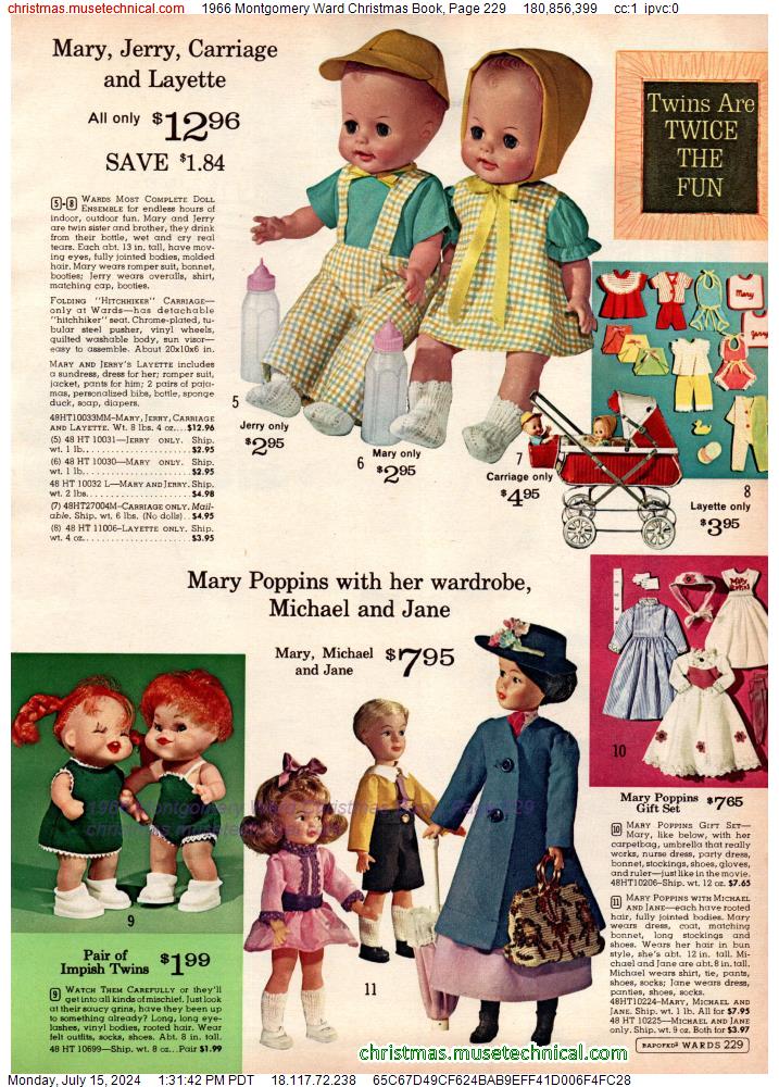 1966 Montgomery Ward Christmas Book, Page 229