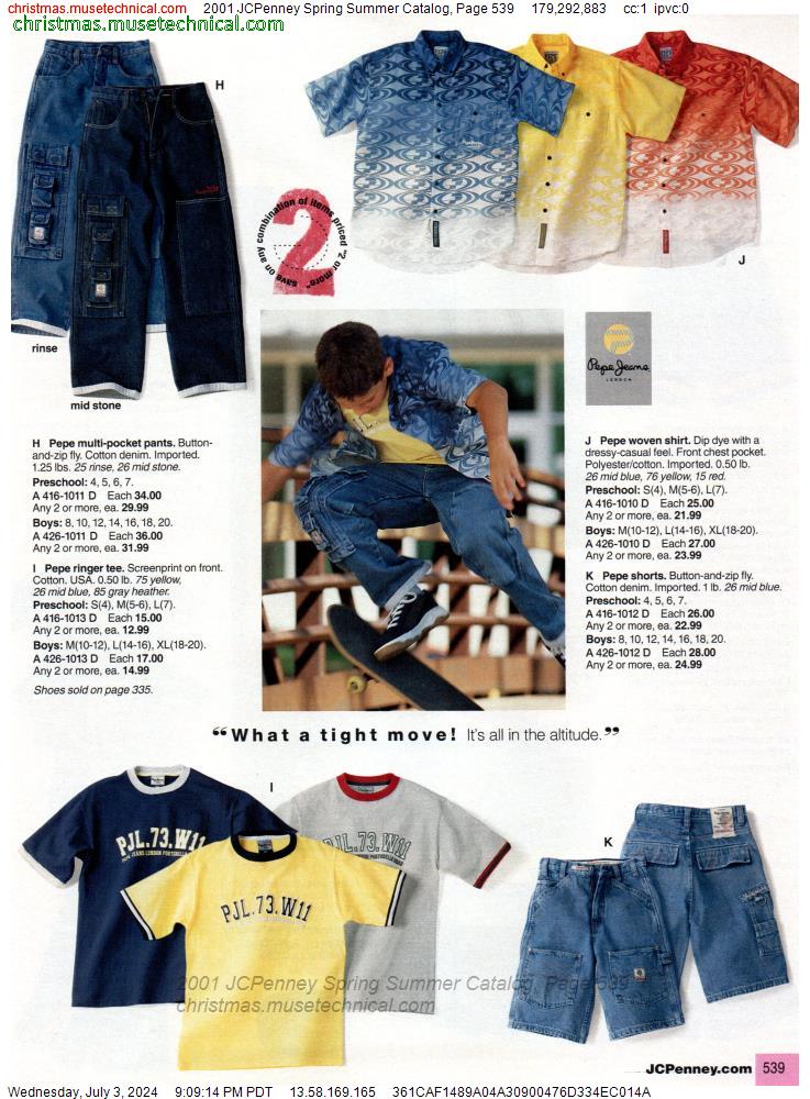 2001 JCPenney Spring Summer Catalog, Page 539