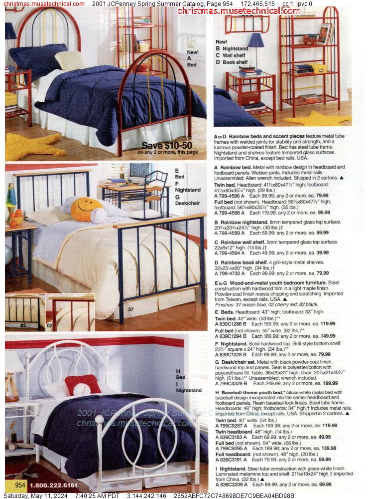 2001 JCPenney Spring Summer Catalog, Page 954