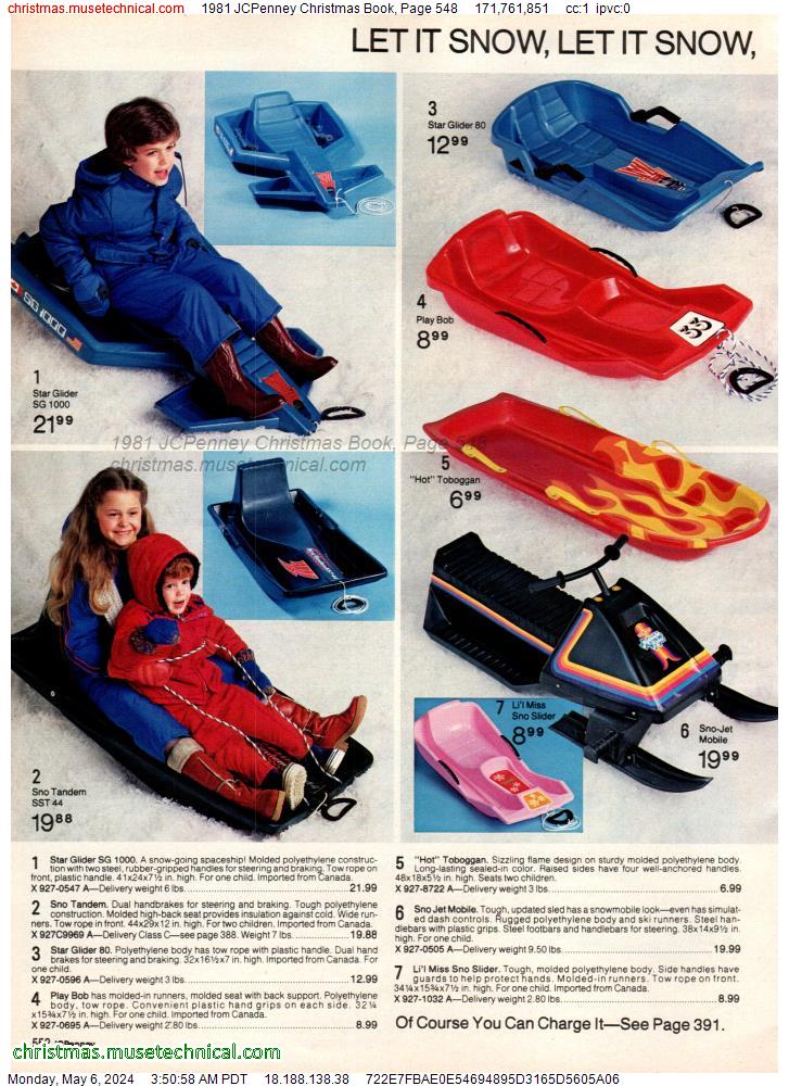 1981 JCPenney Christmas Book, Page 548