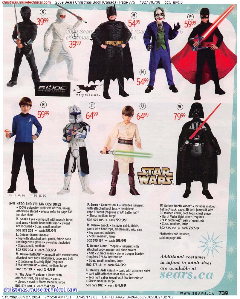 2009 Sears Christmas Book (Canada), Page 775