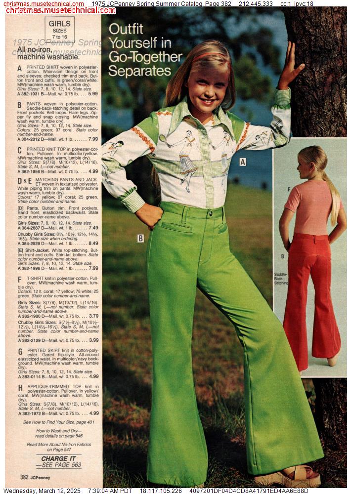 1975 JCPenney Spring Summer Catalog, Page 382