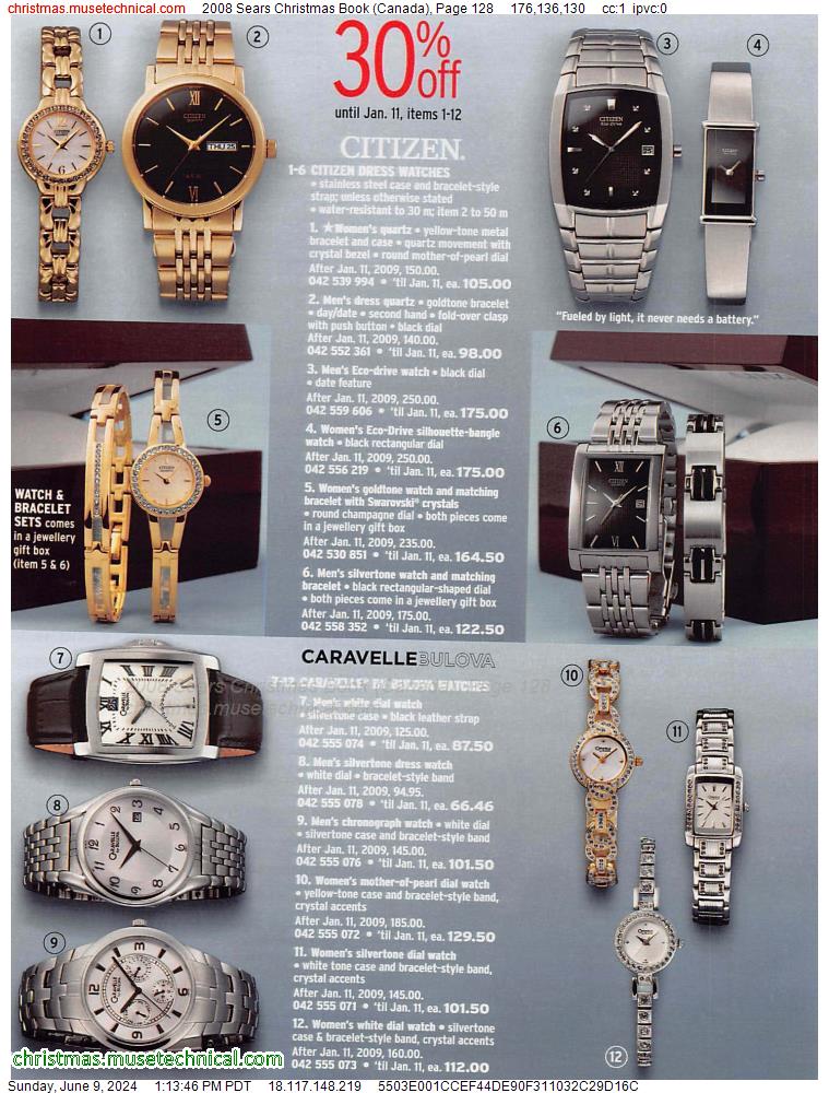 2008 Sears Christmas Book (Canada), Page 128