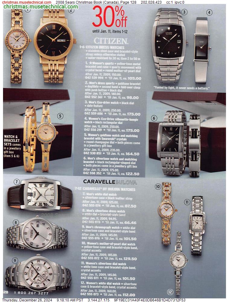 2008 Sears Christmas Book (Canada), Page 128