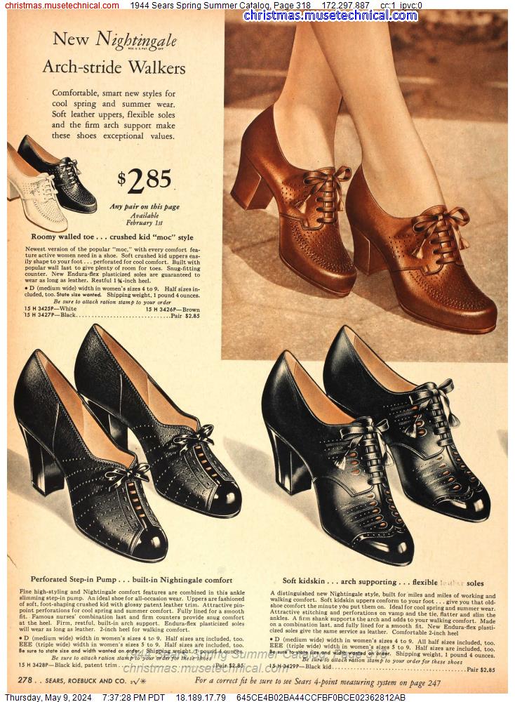 1944 Sears Spring Summer Catalog, Page 318