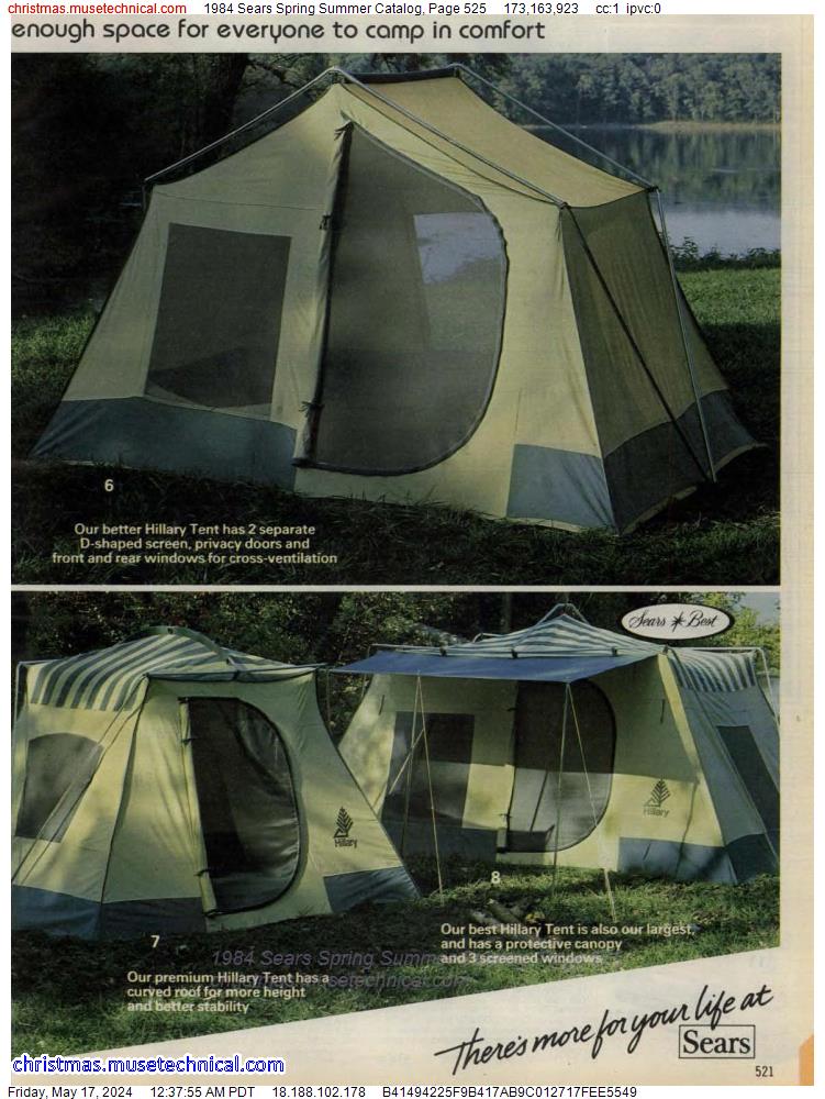 1984 Sears Spring Summer Catalog, Page 525