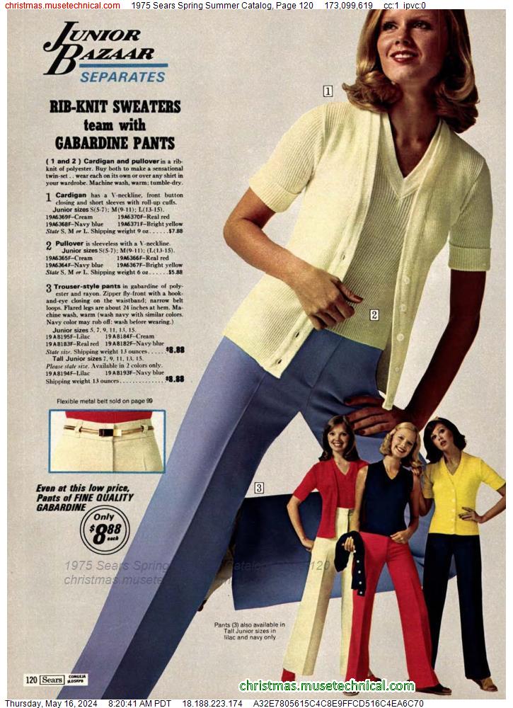 1975 Sears Spring Summer Catalog, Page 120