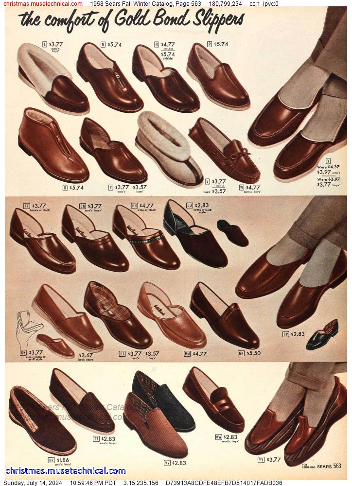 1958 Sears Fall Winter Catalog, Page 563