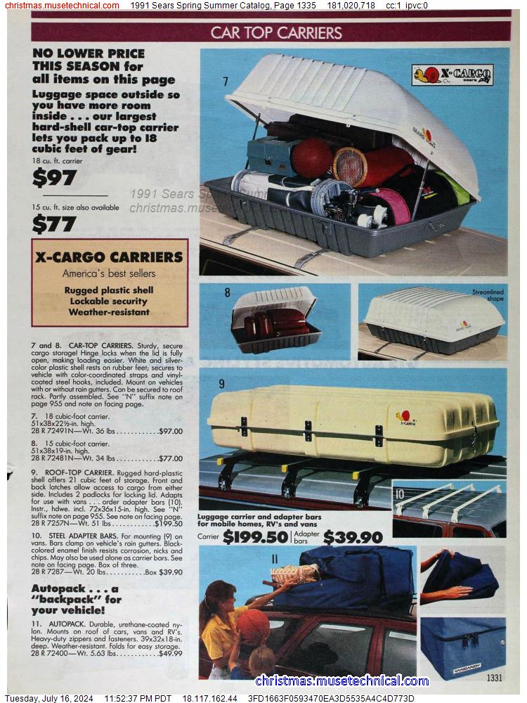 1991 Sears Spring Summer Catalog, Page 1335