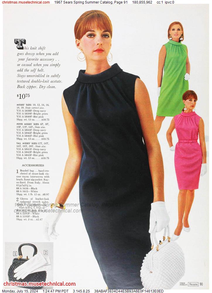 1967 Sears Spring Summer Catalog, Page 91