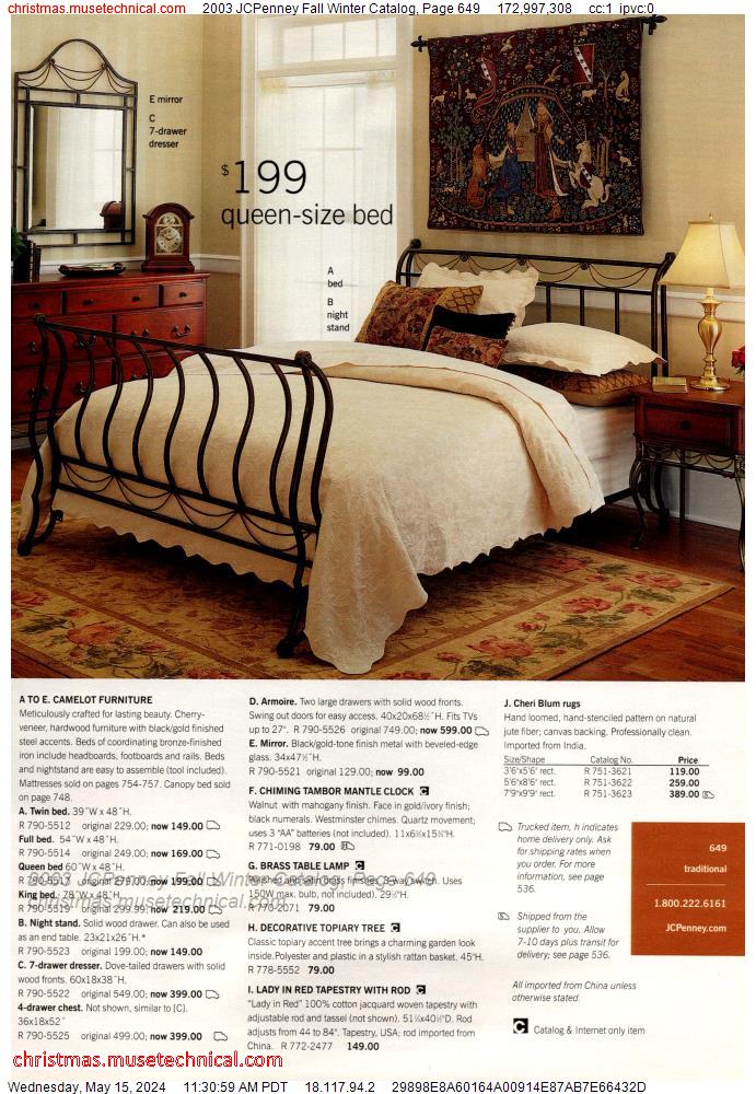 2003 JCPenney Fall Winter Catalog, Page 649