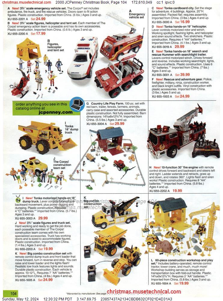 2000 JCPenney Christmas Book, Page 104