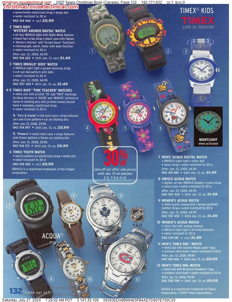 2007 Sears Christmas Book (Canada), Page 132