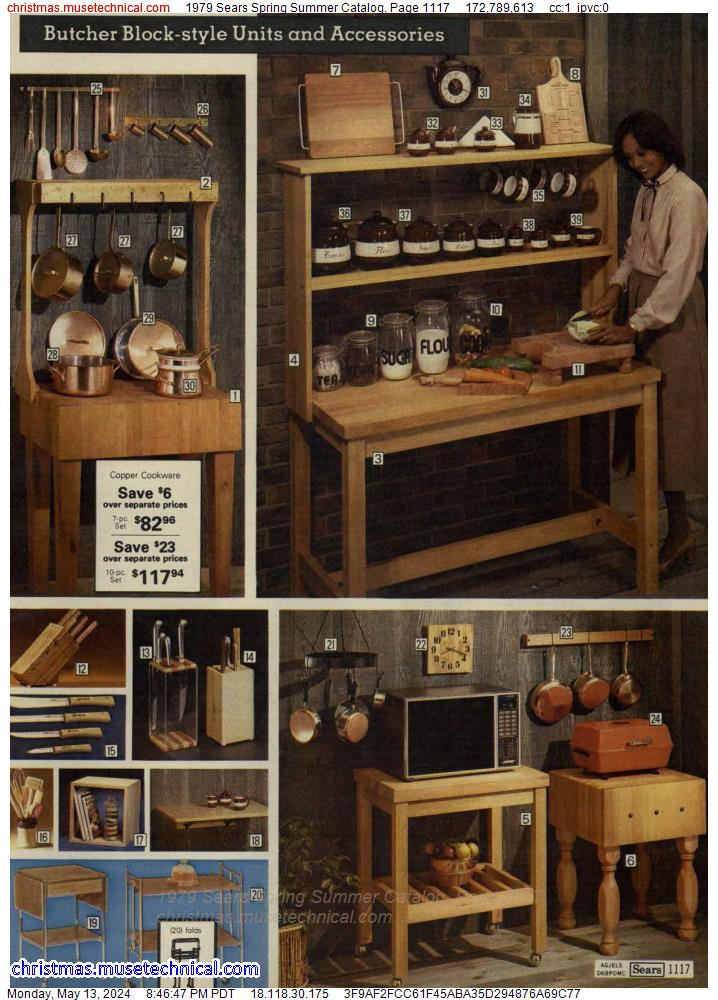 1979 Sears Spring Summer Catalog, Page 1117