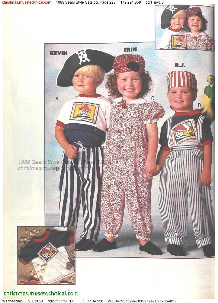 1989 Sears Style Catalog, Page 228