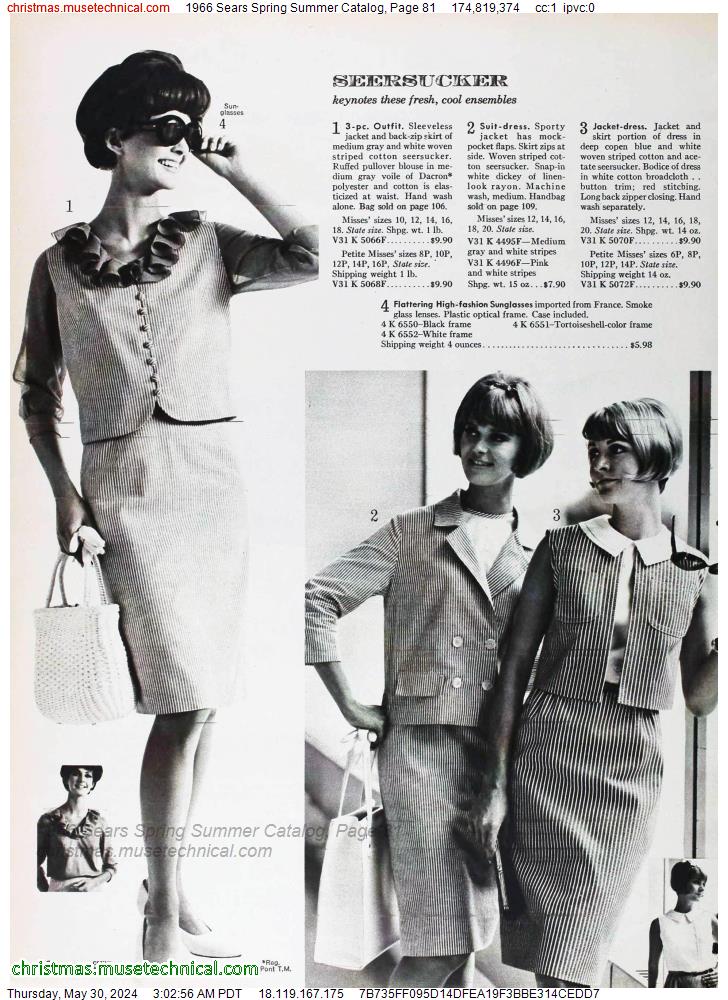1966 Sears Spring Summer Catalog, Page 81