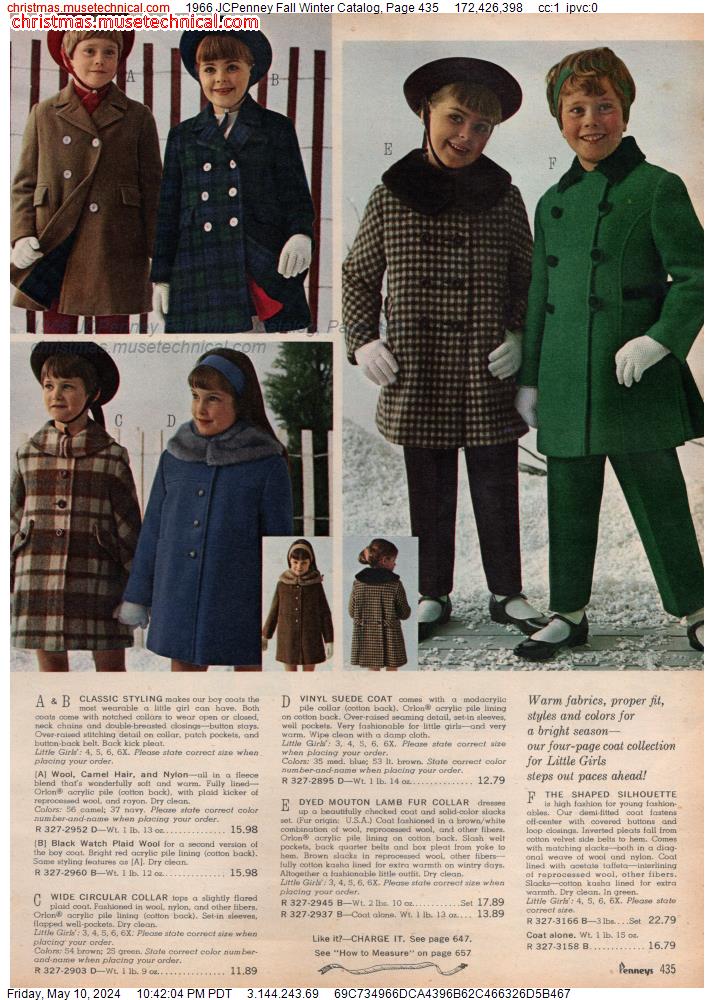 1966 JCPenney Fall Winter Catalog, Page 435