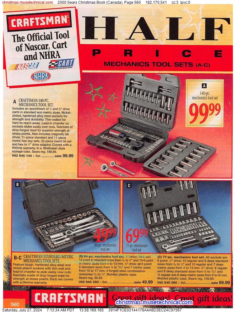 2000 Sears Christmas Book (Canada), Page 560