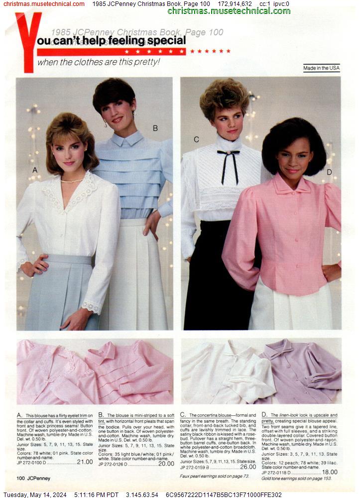 1985 JCPenney Christmas Book, Page 100