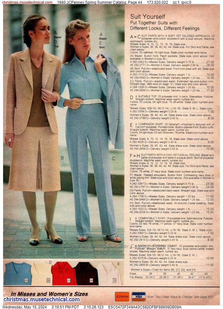 1980 JCPenney Spring Summer Catalog, Page 44