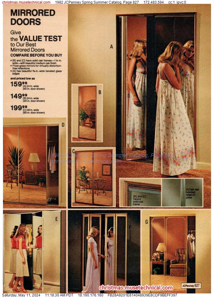 1982 JCPenney Spring Summer Catalog, Page 827