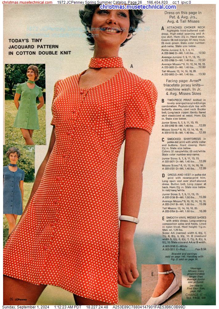 1972 JCPenney Spring Summer Catalog, Page 26