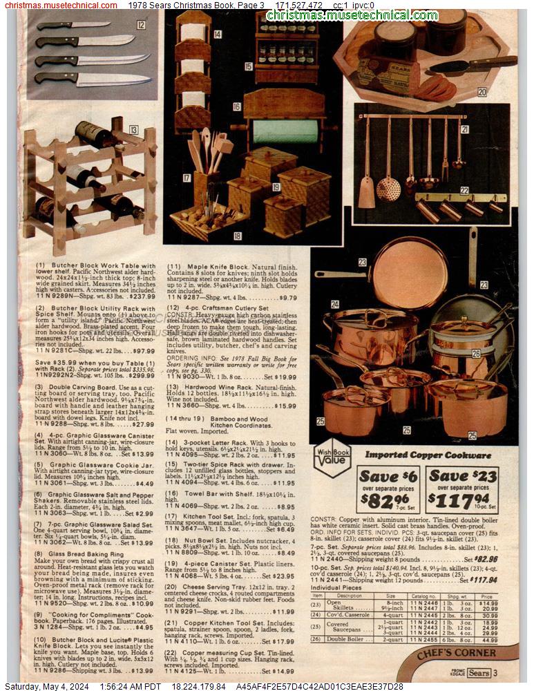 1978 Sears Christmas Book, Page 3
