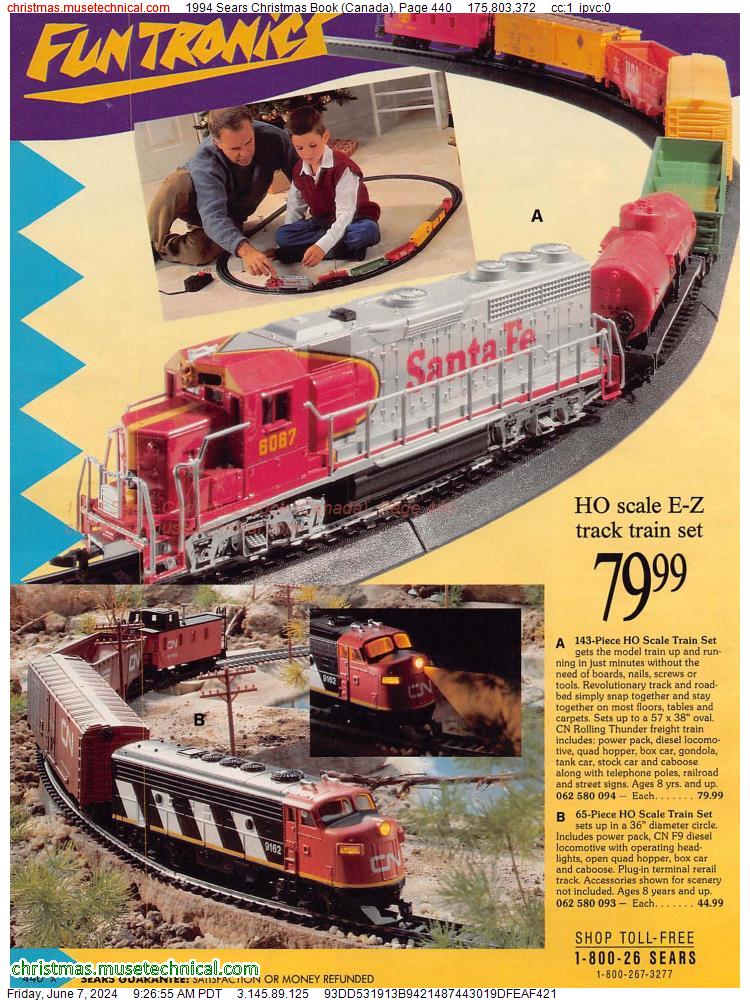 1994 Sears Christmas Book (Canada), Page 440
