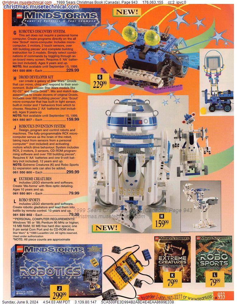 1999 Sears Christmas Book (Canada), Page 943