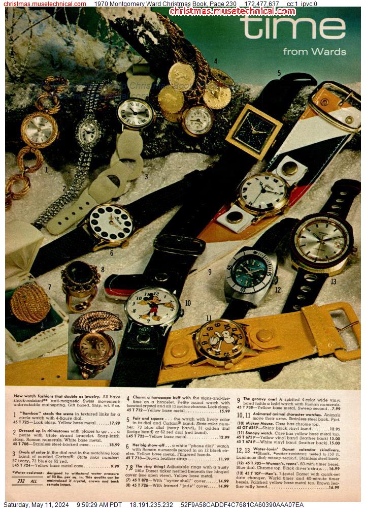 1970 Montgomery Ward Christmas Book, Page 230