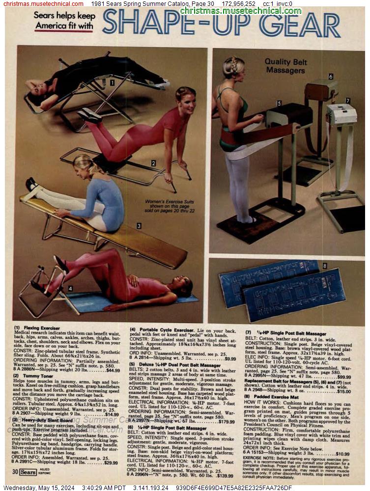 1981 Sears Spring Summer Catalog, Page 30