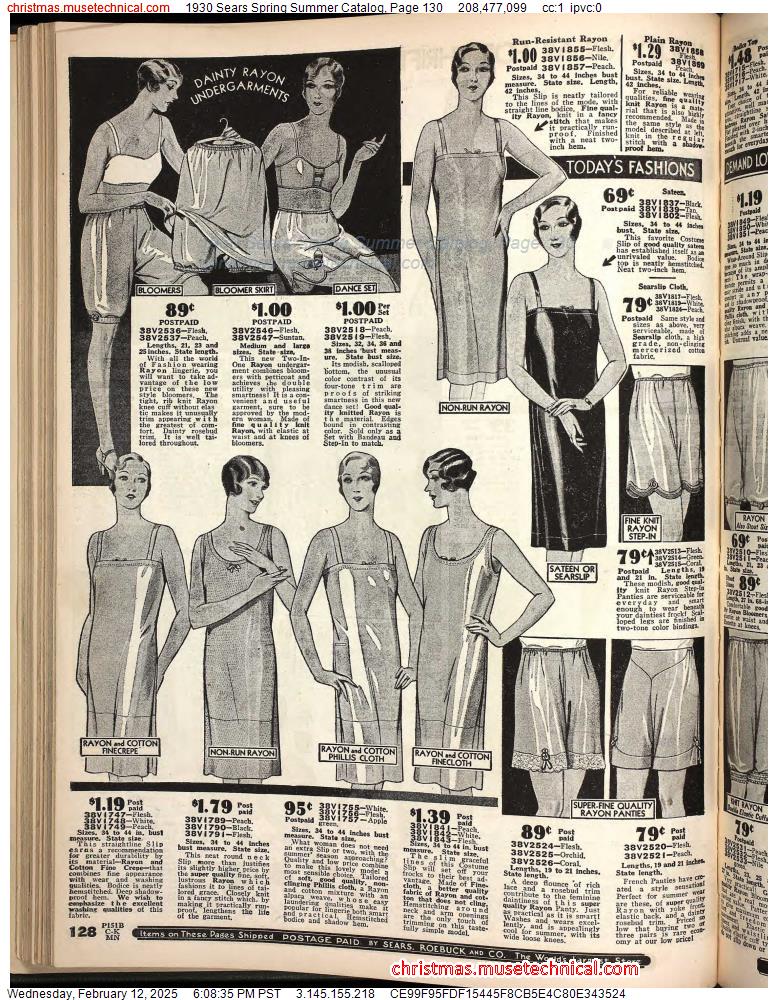 1930 Sears Spring Summer Catalog, Page 130