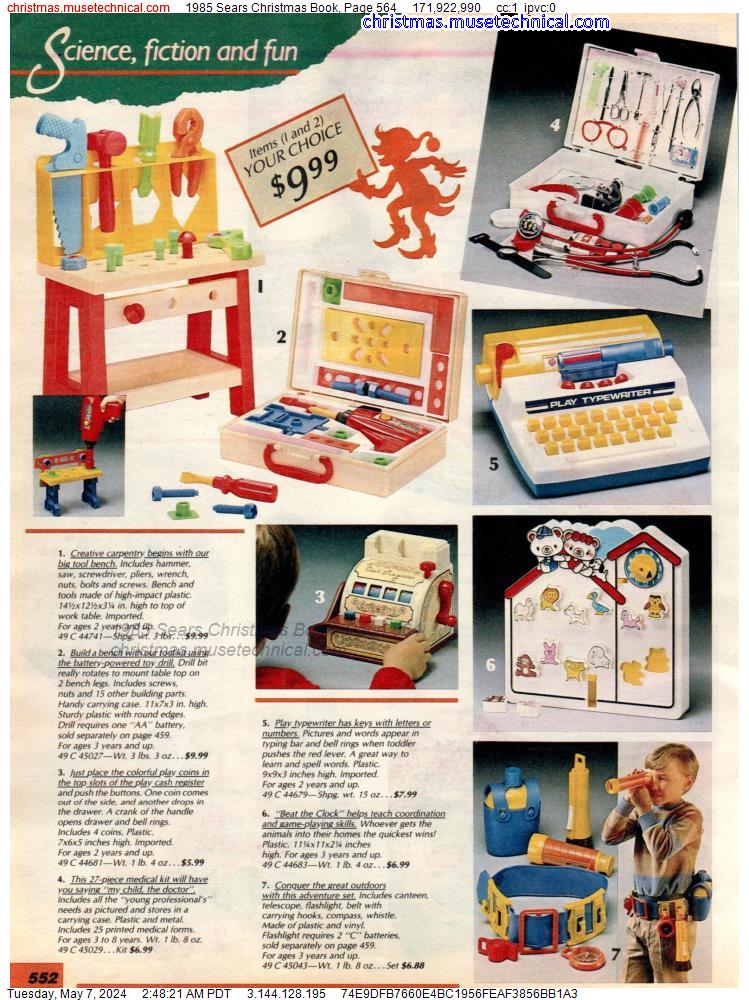 1985 Sears Christmas Book, Page 564