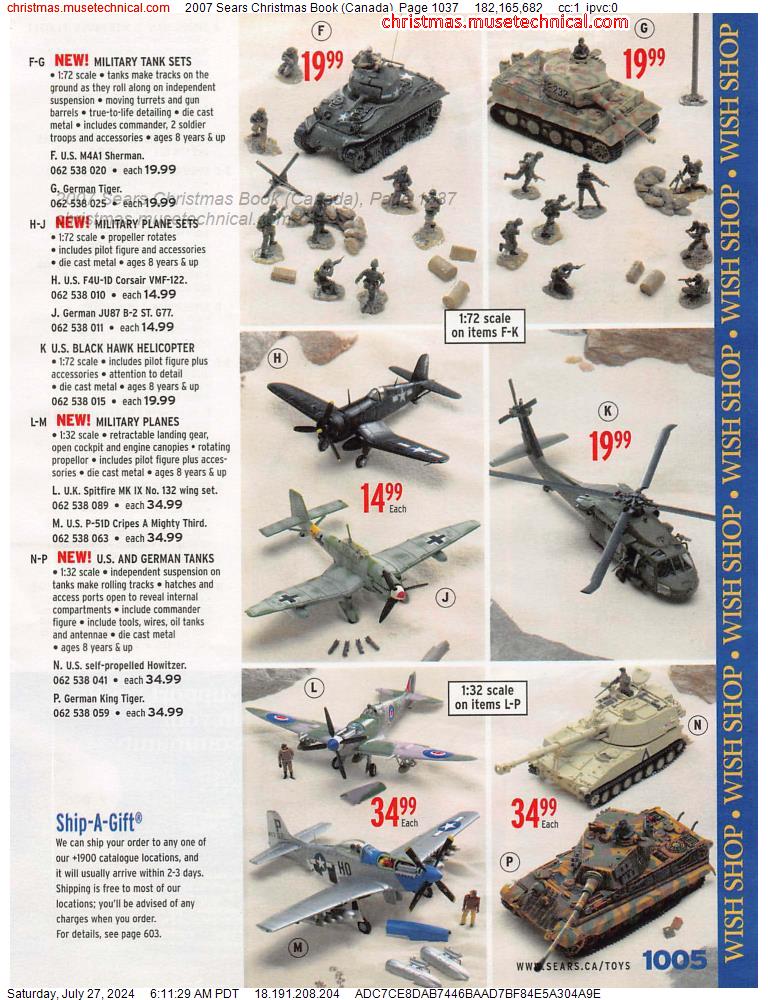2007 Sears Christmas Book (Canada), Page 1037