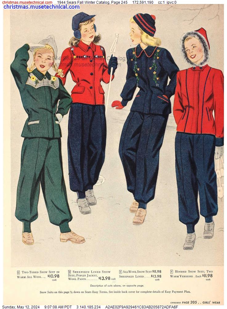 1944 Sears Fall Winter Catalog, Page 245