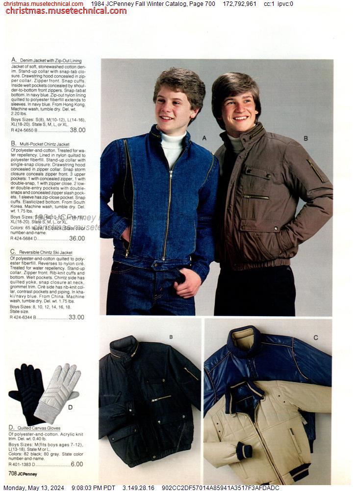 1984 JCPenney Fall Winter Catalog, Page 700