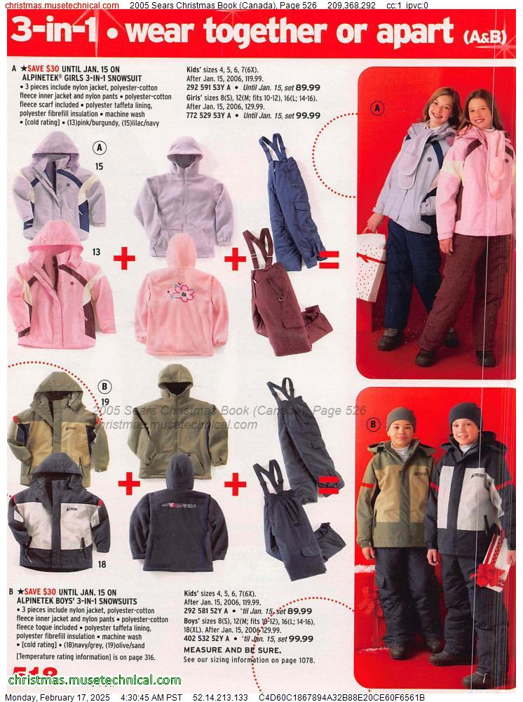 2005 Sears Christmas Book (Canada), Page 526