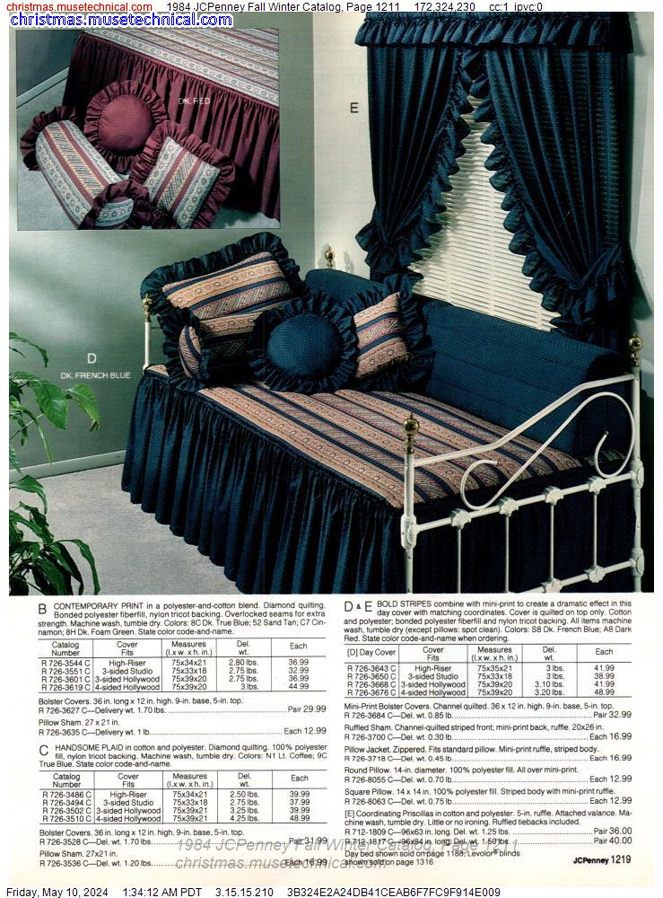 1984 JCPenney Fall Winter Catalog, Page 1211