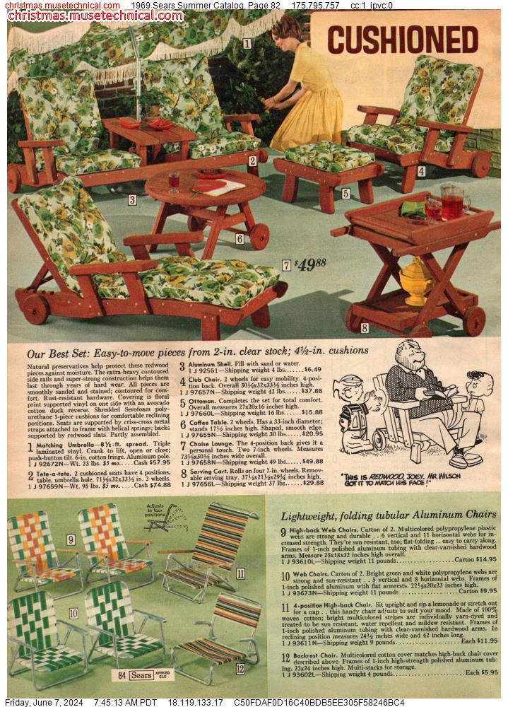 1969 Sears Summer Catalog, Page 82