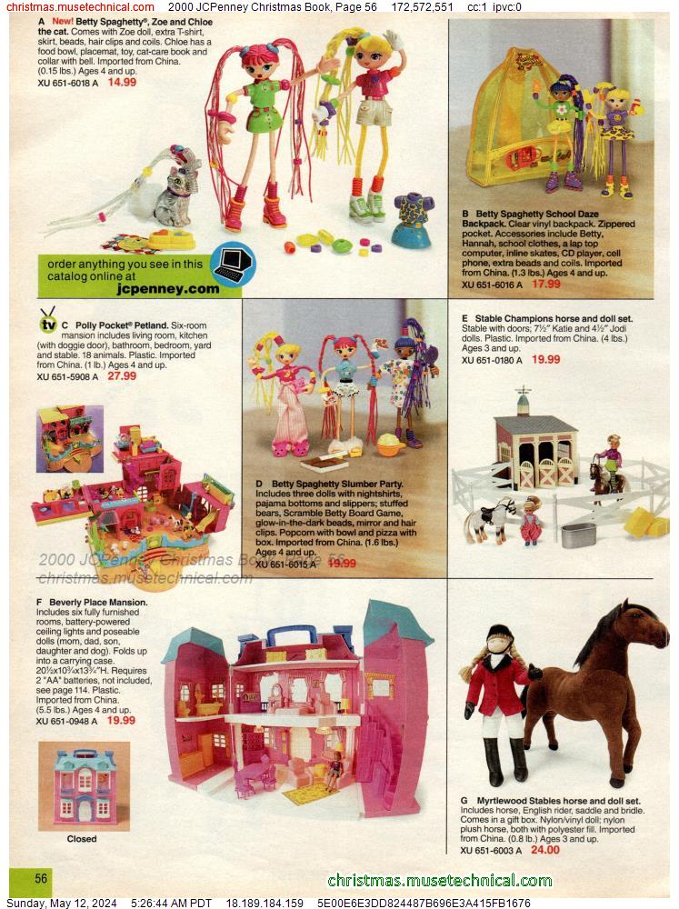 2000 JCPenney Christmas Book, Page 56