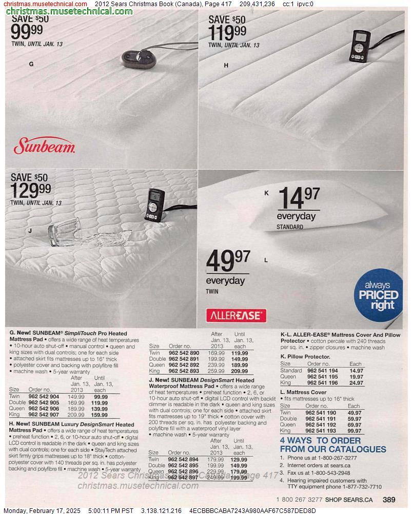 2012 Sears Christmas Book (Canada), Page 417