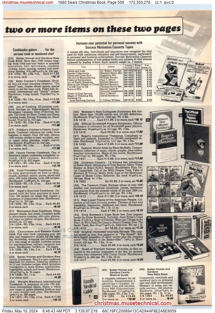 1980 Sears Christmas Book, Page 509
