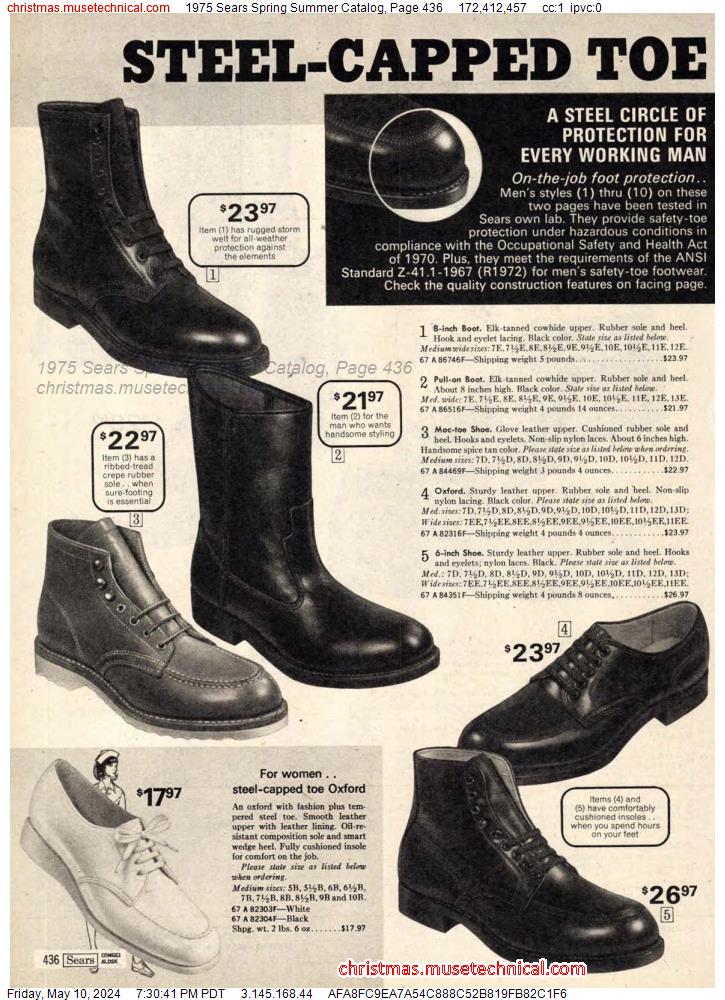 1975 Sears Spring Summer Catalog, Page 436