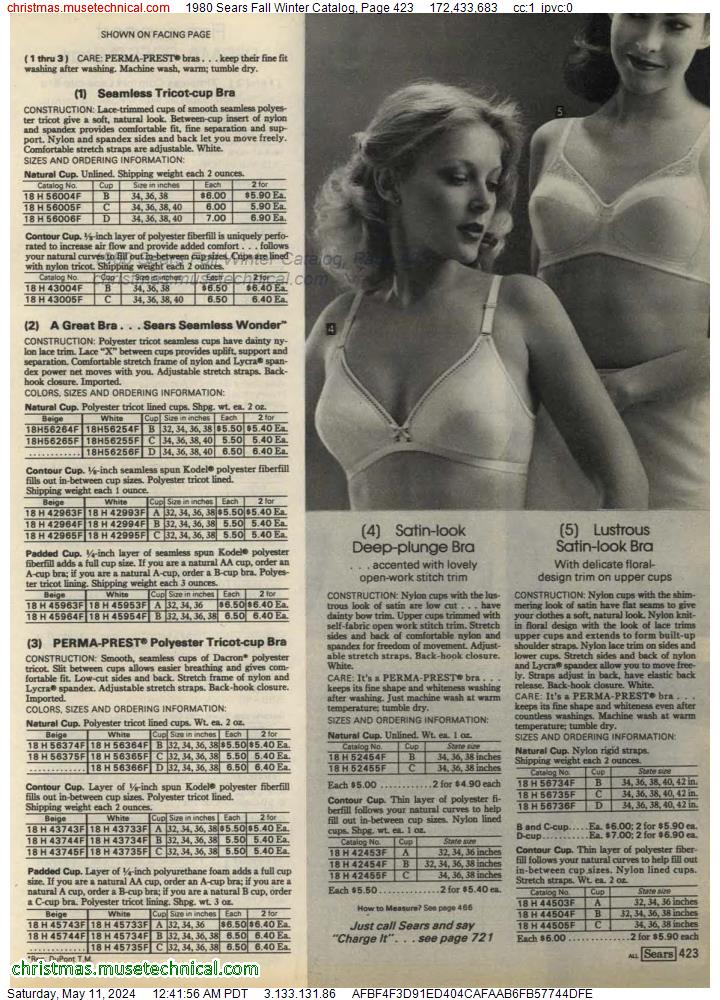 1980 Sears Fall Winter Catalog, Page 423