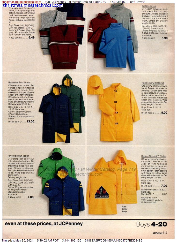 1983 JCPenney Fall Winter Catalog, Page 719