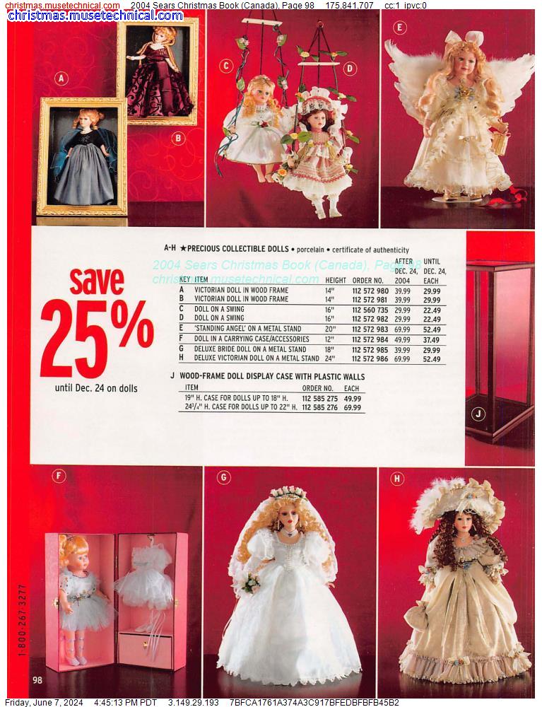 2004 Sears Christmas Book (Canada), Page 98