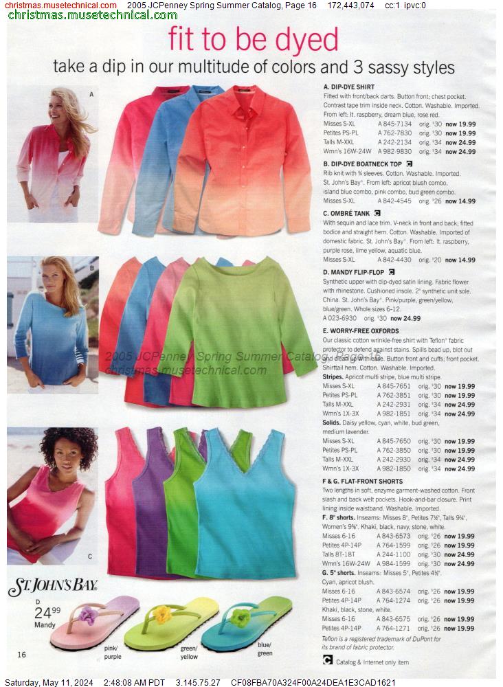 2005 JCPenney Spring Summer Catalog, Page 16