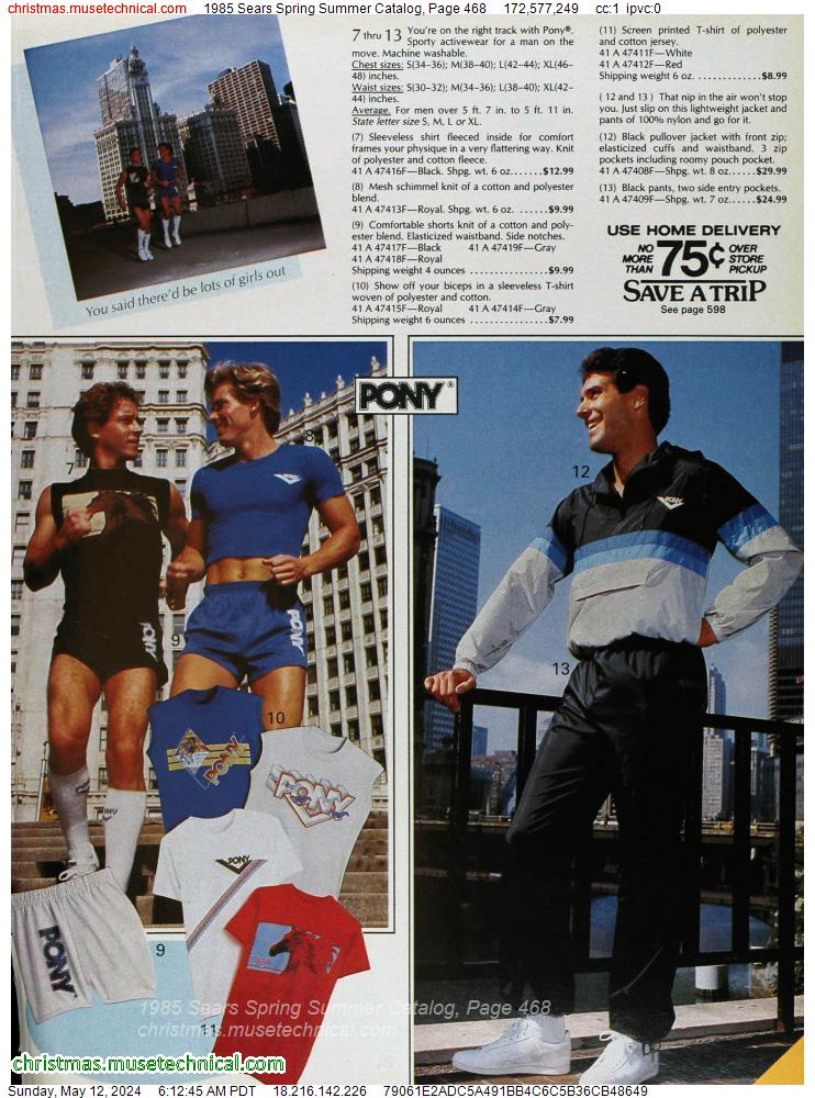 1985 Sears Spring Summer Catalog, Page 468