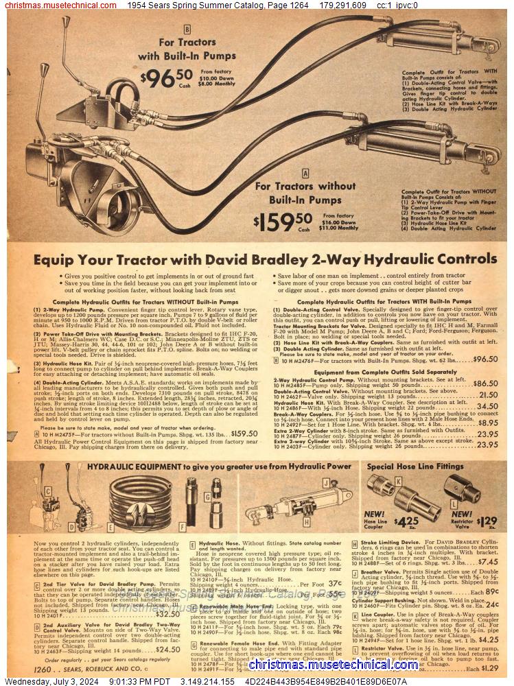 1954 Sears Spring Summer Catalog, Page 1264