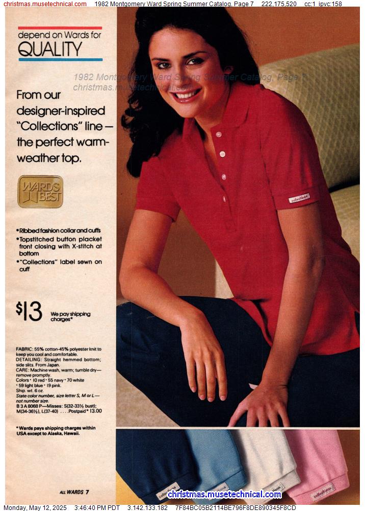 1982 Montgomery Ward Spring Summer Catalog, Page 7